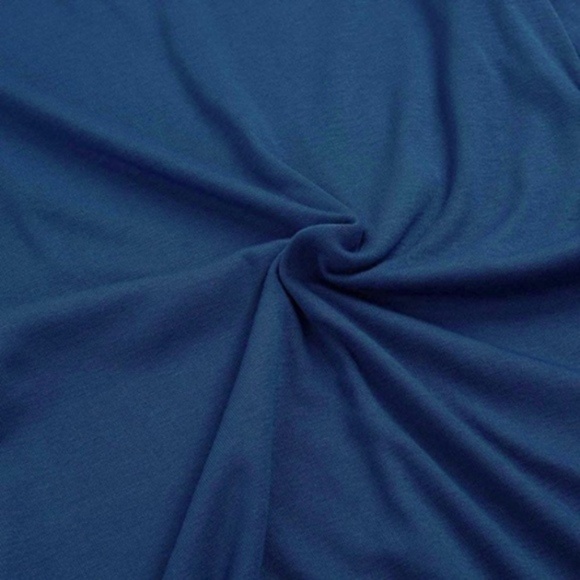 NEW Navy V Neck Long Sleeve Tunic Dress - Picture 2 of 6